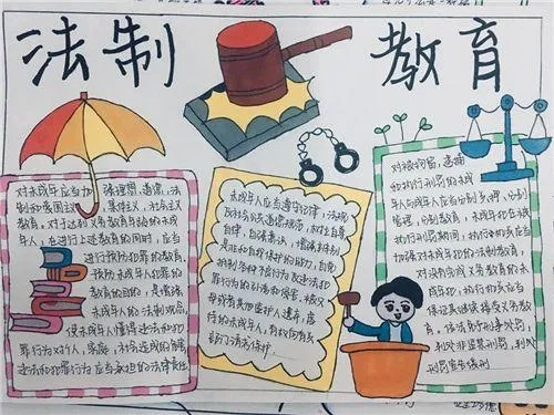 初中生的法律知识手抄报,基础法律常识普及 初中生的法律知识手抄报,基础法律常识普及